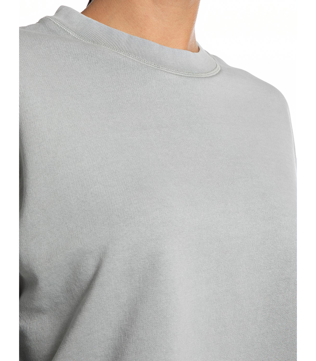 クロップドコットンフリース 詳細画像 ライトグレー 3